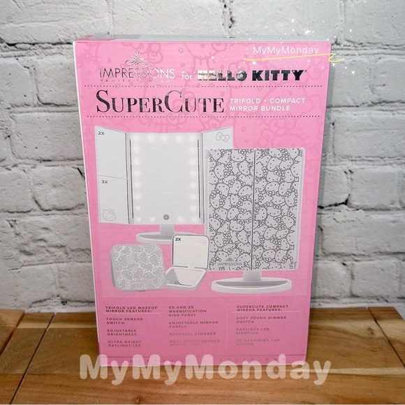 Hello Kitty Other - Impressions Hello Kitty Mirror And Compact Mirror Bundle